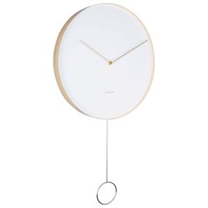 Karlsson Pendulum KA5766WH väggklocka 34 cm main product photo