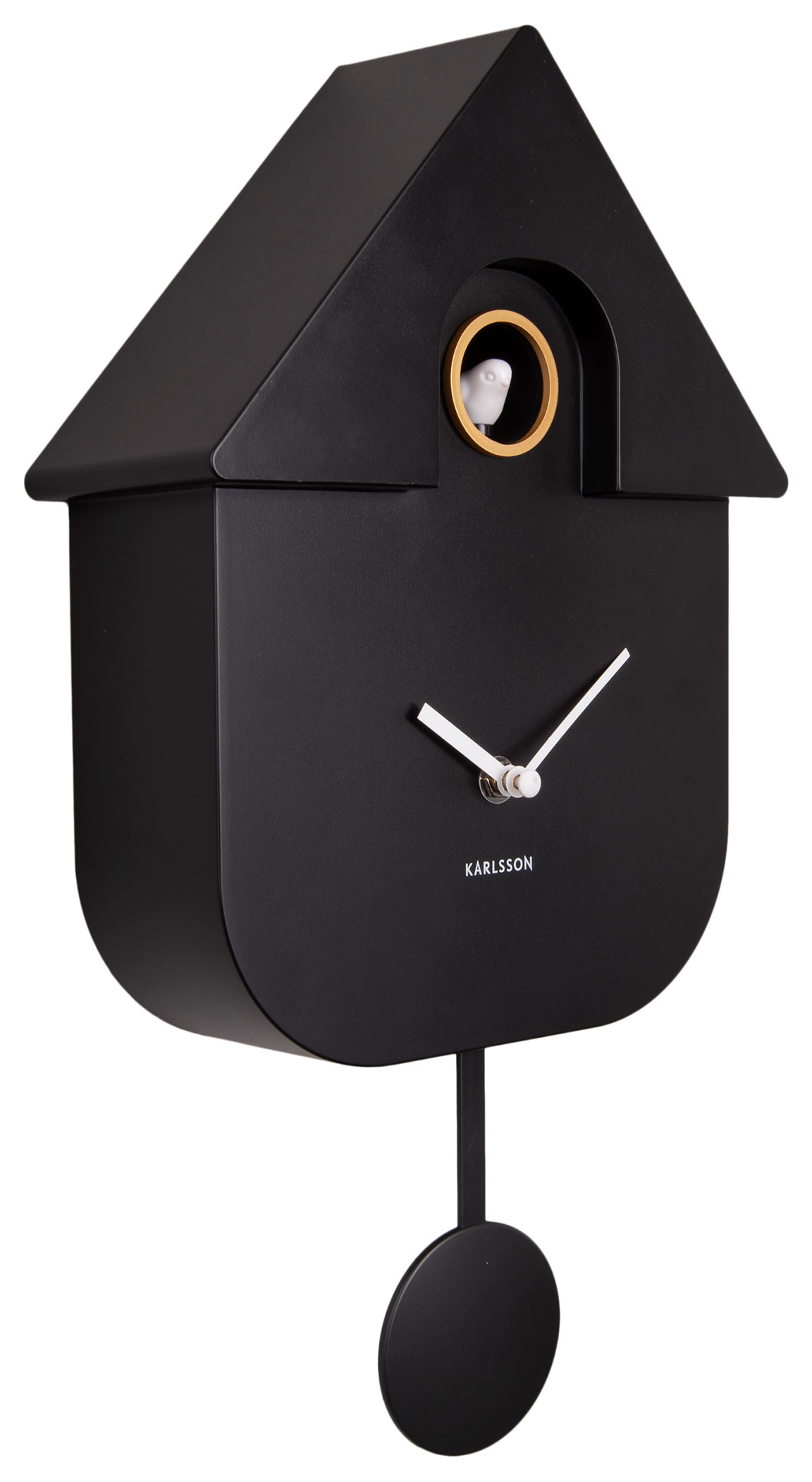 Karlsson Modern Cuckoo KA5768BK väggklocka 41 cm