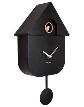 Karlsson Modern Cuckoo KA5768BK väggklocka 41 cm
