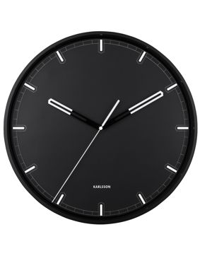 Karlsson Dipped 40 cm svart väggklocka KA5774BK