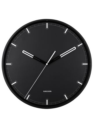 Karlsson Dipped 40 cm svart väggklocka KA5774BK