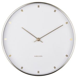 Karlsson Petite vit väggklocka KA5776WH main product photo