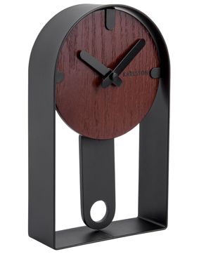 Karlsson Dashed KA5795BK svart bordsklocka 13 cm