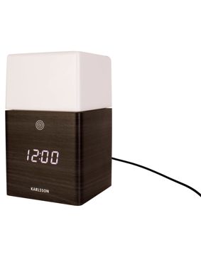 Karlsson KA5798BK Frosted Light LED Svart väckarklocka