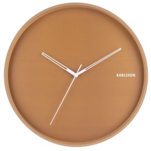 Karlsson Hue karamel brun 40 cm väggklocka KA5807BR main product photo