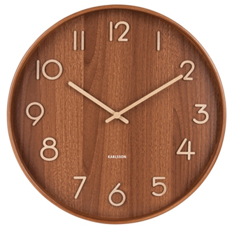 Karlsson Pure Medium mörk 40 cm väggklocka KA5809DW