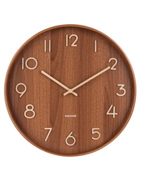 Karlsson Pure Medium mörk 40 cm väggklocka KA5809DW