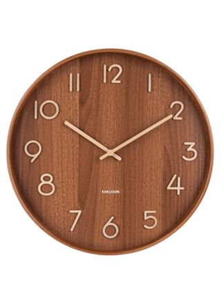 Karlsson Pure Medium mörk 40 cm väggklocka KA5809DW