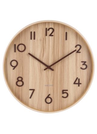 Karlsson Pure Medium ljus väggklocka KA5809WD 40cm