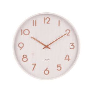 Karlsson Pure Medium vit KA5809WH väggklocka 40 cm main product photo