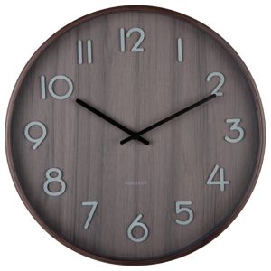 Karlsson Pure medium väggklocka walnut wood  40 cm KA5809WN main product photo