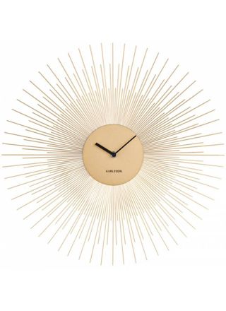 Karlsson Peony guld väggklocka 45 cm KA5817GD