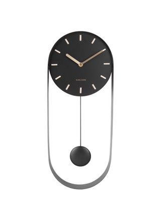 Karlsson Charm Pendulum svart 50 x 20 cm väggklocka KA5822BK