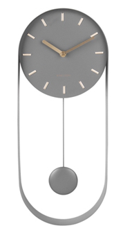 Karlsson Charm Pendulum grå 50 x 20 cm väggklocka KA5822GY 