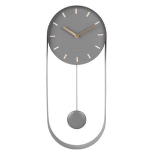 Karlsson Charm Pendulum grå 50 x 20 cm väggklocka KA5822GY  main product photo