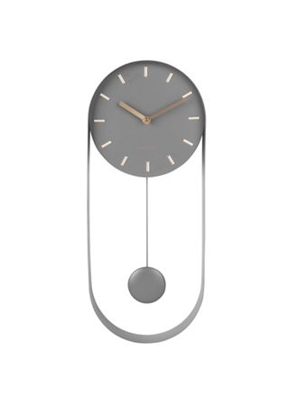 Karlsson Charm Pendulum grå 50 x 20 cm väggklocka KA5822GY