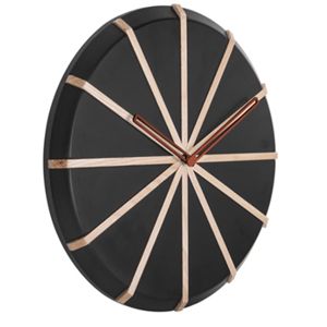 Karlsson Lines svart 35 cm väggklocka KA5829 main product photo