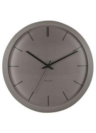 Karlsson väggklocka Nirvana Globe dark warm grey KA5859GY