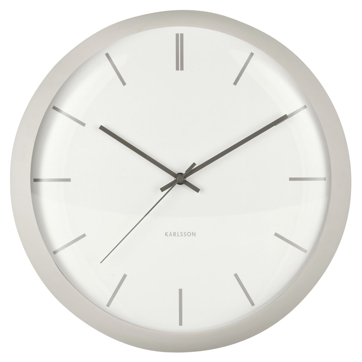 Karlsson väggklocka Nirvana Globe warm grey KA5859WG