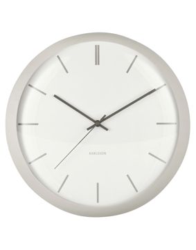 Karlsson väggklocka Nirvana Globe warm grey KA5859WG