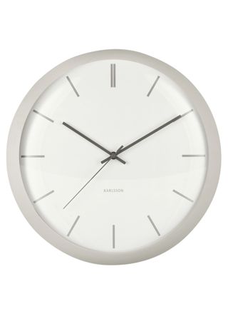 Karlsson väggklocka Nirvana Globe warm grey KA5859WG