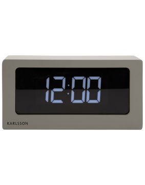 Karlsson Boxed LED Warm Grey väckarklocka KA5868WG