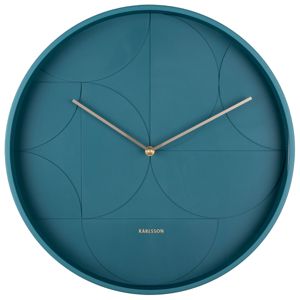 Karlsson väggklocka Echelon Circular dark blue 40 cm KA5948DB main product photo