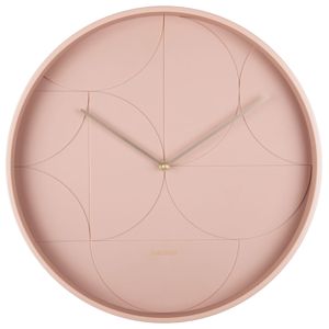 Karlsson väggklocka Echelon Circular faded pink 40 cm KA5948PI main product photo