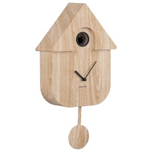 Karlsson Modern Cuckoo väggklocka light wood print KA5964WD main product photo