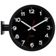 Karlsson väggklocka New Classic Double Sided black 38 cm KA5966BK
