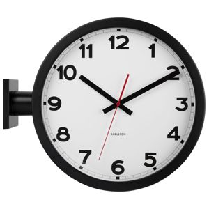 Karlsson väggklocka New Classic Double Sided white 38 cm KA5966WH main product photo