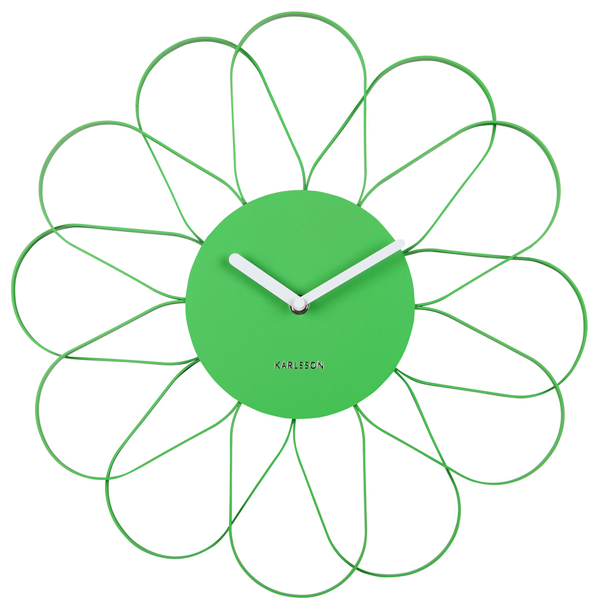 Karlsson väggklocka Arkis bright green KA5975BG
