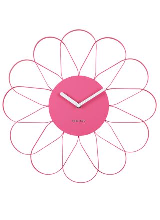 Karlsson väggklocka Arkis bright pink KA5975BP