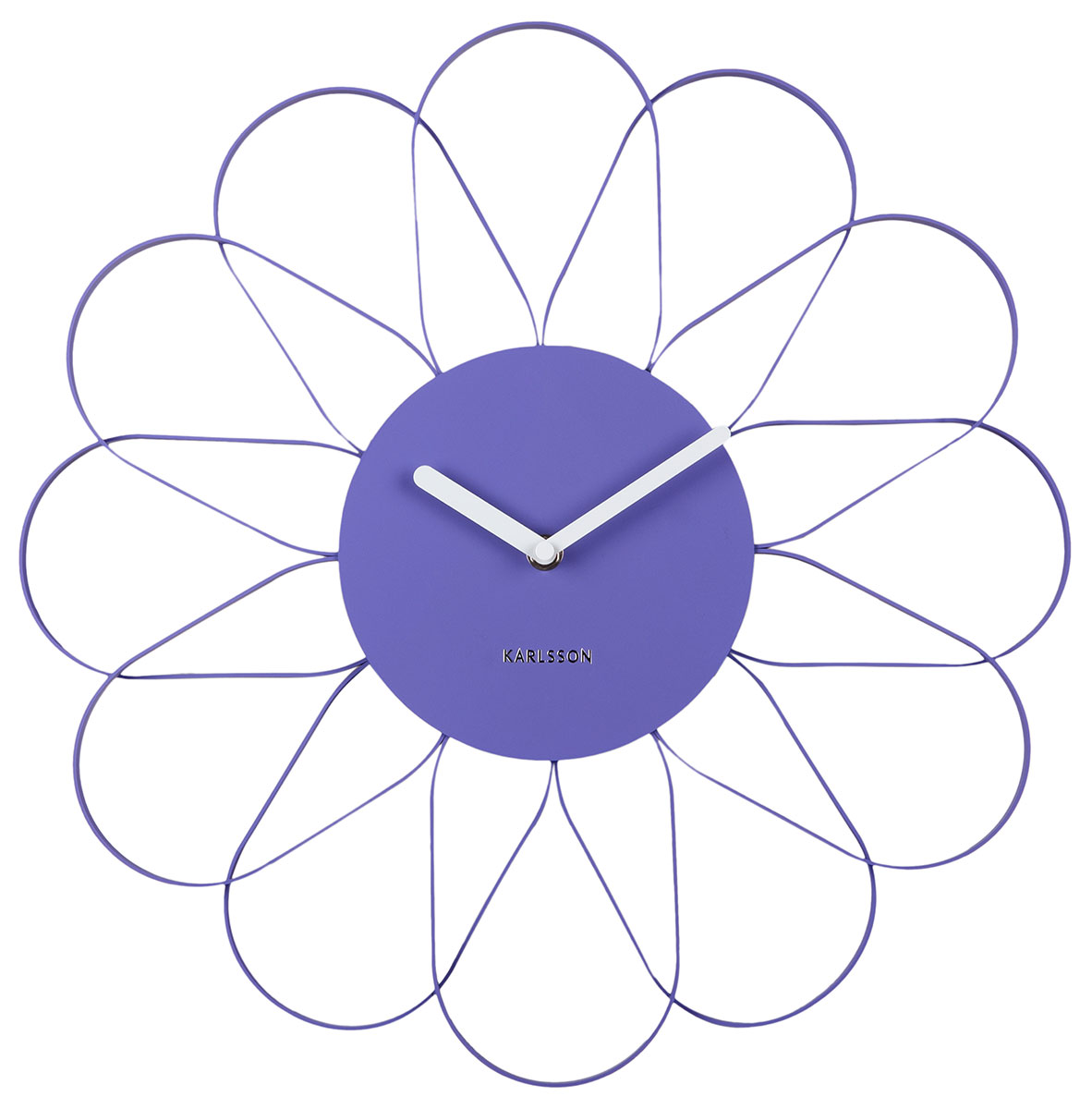 Karlsson väggklocka Arkis bright purple KA5975PU