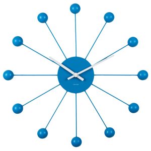 Karlsson väggklocka Funky Spider bright blue KA5977BB main product photo