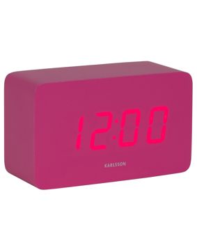 Karlsson väckarklocka Spry Tube LED bright pink KA5983BP