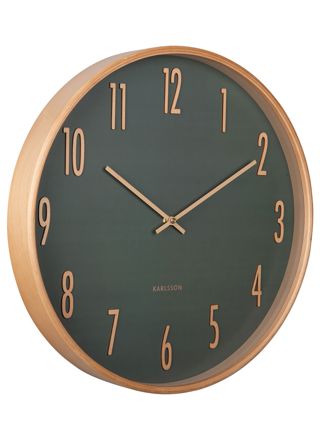 Karlsson väggklocka Gracil jungle green KA5996GR