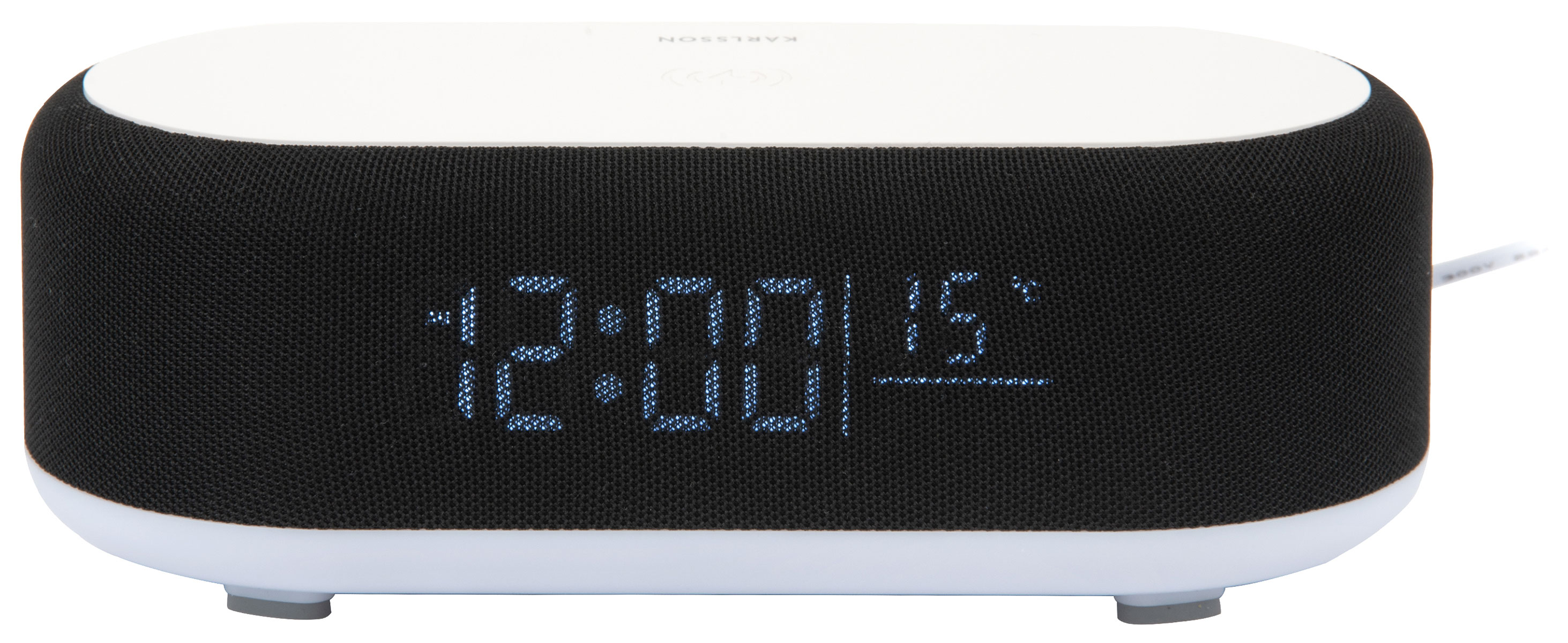 Karlsson Vogue väckarklocka med smarttelefonens laddningsfunktion KA6033BK