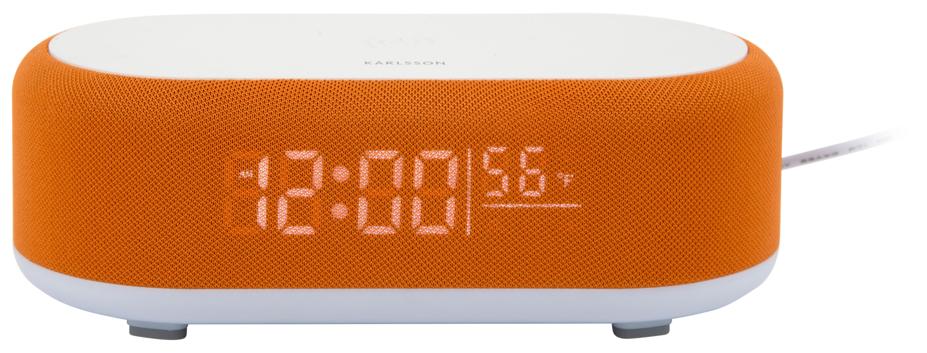 Karlsson Vogue väckarklocka med smarttelefonens laddningsfunktion KA6033OR