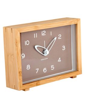 Karlsson väckarklocka Tipico mocha brown KA6034BR