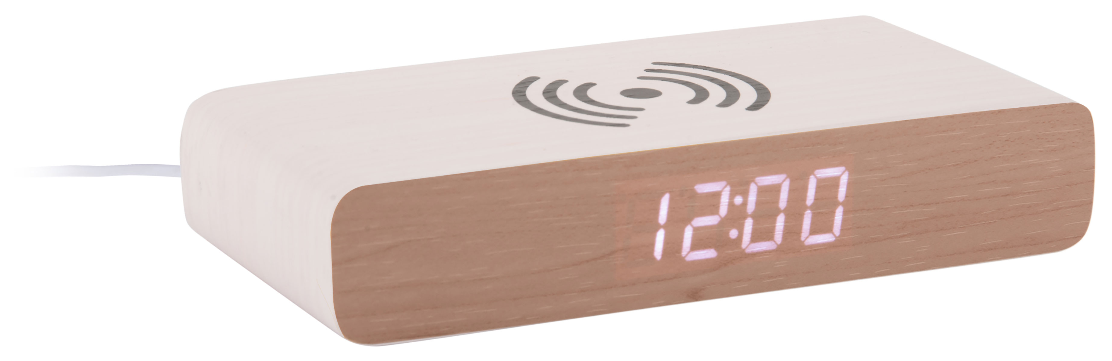 Karlsson Retro Flat LED väckarklocka KA6039WH