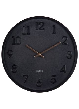 Karlsson Calma väggklocka KA6041BK