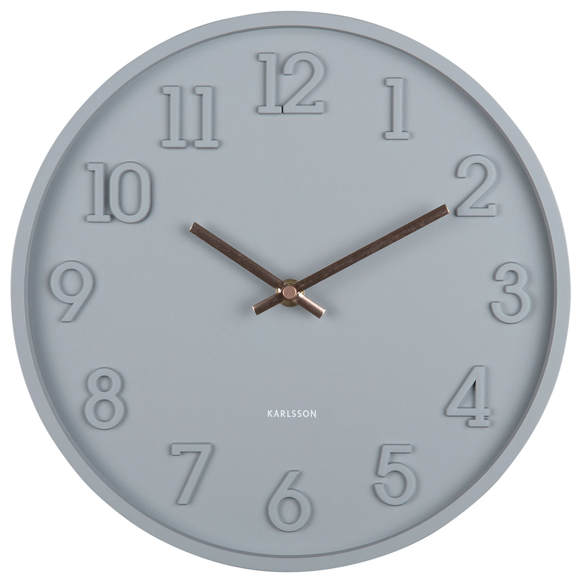 Karlsson Calma väggklocka KA6041GY