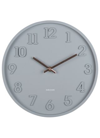 Karlsson Calma väggklocka KA6041GY