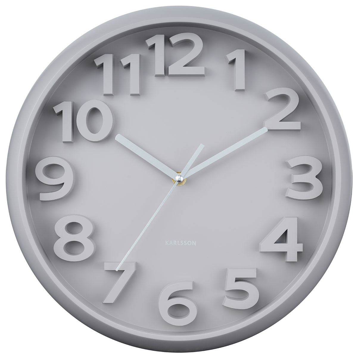 Karlsson Elevated Classic Numbers väggklocka KA6052WG