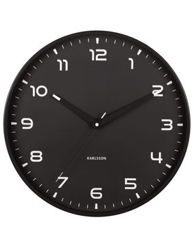 Karlsson Orgullo väggklocka KA6053BK
