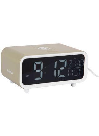 Karlsson Chunky LED väckarklocka med smarttelefonens laddningsfunktion KA6054GR