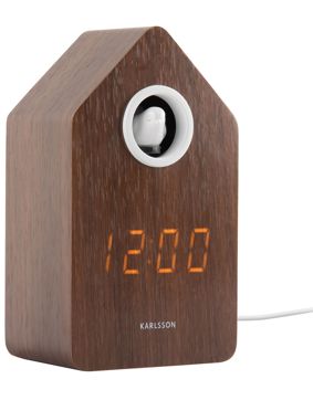 Karlsson Cuckoo LED väckarklocka KA6061DW