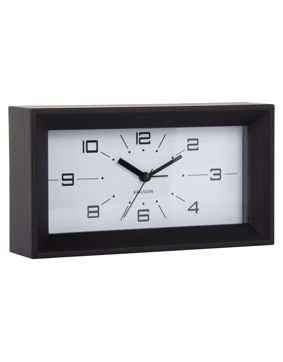 Karlsson väckarklocka Lujo Rectangle black KA6066BK