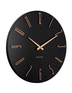 Karlsson väggklocka Esmerado black KA6072BK
